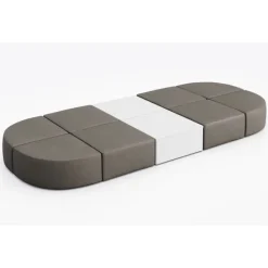 KFI Seating Conversa Collection 8-Seat Modular Lounge Seating & 2 Occasional Tables^ Soft Seating & Lounge