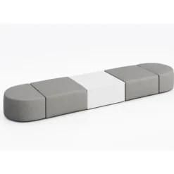 KFI Seating Conversa Collection 4-Seat Modular Lounge Seating & Occasional Table^ Soft Seating & Lounge