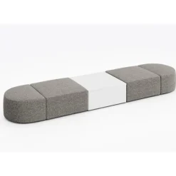 KFI Seating Conversa Collection 4-Seat Modular Lounge Seating & Occasional Table^ Soft Seating & Lounge
