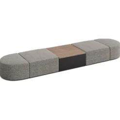 KFI Seating Conversa Collection 4-Seat Modular Lounge Seating & Occasional Table^ Soft Seating & Lounge