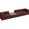 KFI Seating Conversa Collection 3-Seat Sofa with Occasional Table^ Soft Seating & Lounge