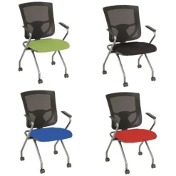 NDI Office Furniture CoolMesh Pro Nesting Guest Chair^ Folding Chairs