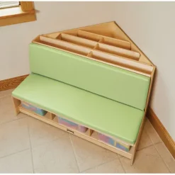 Jonti-Craft Corner Literacy Nook Couch^Kids Kids Chairs