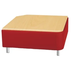 Mooreco Corner Reception Table with Laminate Top^ Soft Seating|Waiting & Reception