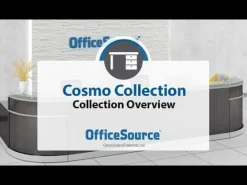 OfficeSource Cosmo Collection Curved Reception Typical (3-Unit)^ Reception Desks