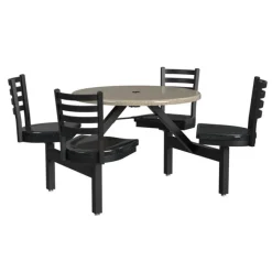 Palmer Hamilton Covey 4-Seat Outdoor Table^ Cafeteria Booths|Outdoor Picnic