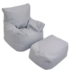 Childrens Factory Cozy Chair and Ottoman Set^ Bean Bag Chairs|Flexible Seating