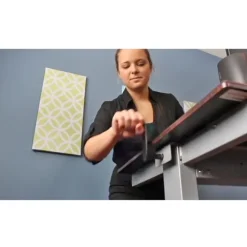 Luxor Crank Adjustable Stand Up Desk (60'' W)^ Stand-Up Student Desks|Computer Lab