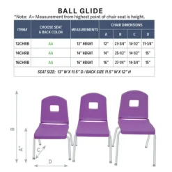 Mahar Creative Colors Stack Chair (14'' H - K-2nd)^Kids Kids Chairs