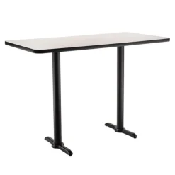 National Public Seating CT Series Rectangle Bar Height Cafe Tables^ Cafe Tables|Café