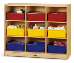 Jonti-Craft 9 Cubbie Large Mobile Storage Unit w/o Tubs^ Cubbies