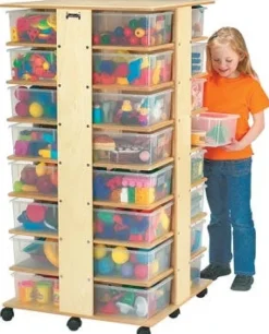 Jonti-Craft 32 Cubbie Tower^ Tote & Bin Storage|Cubbies