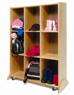 Whitney Brothers 9 Cubby Storage & Teaching Center^ Tote & Bin Storage|Cubbies