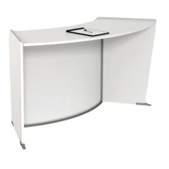 Linea Italia Curved ADA Reception Desk^ Ada & Wheelchair Desks|Reception Desks