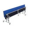 AmTab Customizable Mobile Cafeteria Convertible Bench Table - (7' L)^ New- Custom Logo Cafeteria Tables