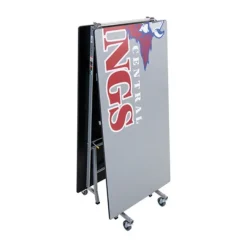 AmTab Customizable Mobile Rectangle Cafeteria Table - 12' L x 30'' W^ New- Custom Logo Cafeteria Tables