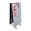 AmTab Customizable Mobile Rectangle Cafeteria Table - 10' L x 36'' W^ New- Custom Logo Cafeteria Tables