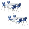 Correll Deluxe Dry Erase Activity Table & Classic Student Chair Packages^ Activity Tables & Chairs|Activity Table & Chair Packages