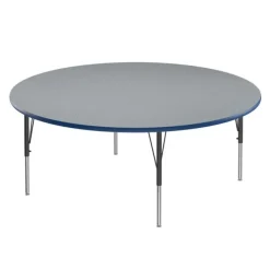 Correll Deluxe HPL Activity Table & Classroom Student Chair Package (60" Round - 1 Table & 6 Chairs)^ Activity Tables & Chairs|Activity Table & Chair Packages