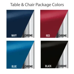 Correll Deluxe HPL Activity Table & Classroom Student Chair Package (60" Flower - 1 Table & 6 Chairs)^ Activity Tables & Chairs|Activity Table & Chair Packages