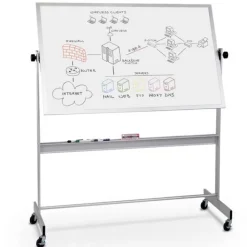 Best-Rite Deluxe Reversible Boards (4' x 5')^ Mobile Reversible Boards