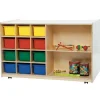 Wood Designs Double Mobile Storage^ Cubbies