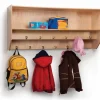 Whitney Brothers Double Row Wall Mount Coat Rack^ Coat Racks|Wall-Mount Cabinets