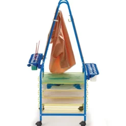 Copernicus Double Sided Art Easel w/ Drying Rack and Tub Storage^ Mobile Reversible Boards