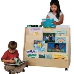 Wood Designs Double Sided Book Display^ Bookcases