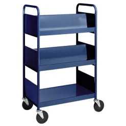 BioFit Double-Sided Combination Cart w/ Flat & Sloped Shelves - 47