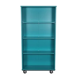 TotMate Double Sided Mobile Bookcase (36" W x 23" D x 60" H)^ Bookcases