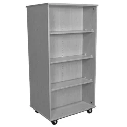 TotMate Double Sided Mobile Bookcase (30" W x 23" D x 60" H)^ Bookcases