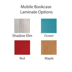 TotMate Double Sided Mobile Bookcase (36
