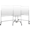 Luxor Double-Sided Mobile Magnetic Glass Marker Boards^ Glass Boards|Mobile Reversible Boards