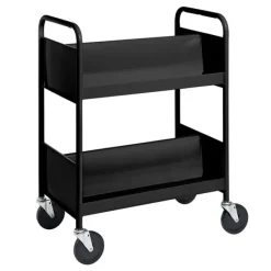 BioFit Double-Sided 2-Shelf Combination Cart w/ Sloped Shelves - 38