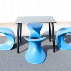 Tenjam Drift Session Plastic Indoor or Outdoor Nesting Stool^ Flexible Seating