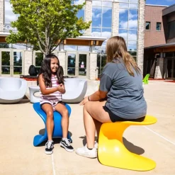 Tenjam Drift Session Plastic Indoor or Outdoor Nesting Stool^ Flexible Seating