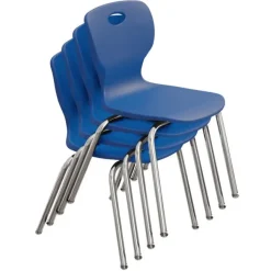 Correll Dry Erase Deluxe HPL Height Adjustable Collaborative Desk Package w/ 20 Trapezoid Desks & 20 Chairs^ Desk & Chair Packages|Classroom Desks & Chairs