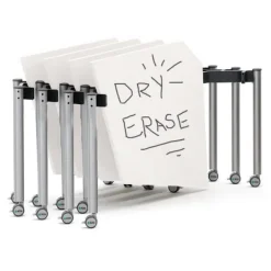 Muzo Dry Erase Kite Mobile Flip-Top Nest Tables^ Dry Erase|Collaborative Desks