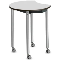Muzo Dry Erase Tall Mini Mobile Flip-Top Nest Tables^ Dry Erase|Collaborative Desks