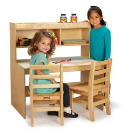 Jonti-Craft Dual Writing Desk^ Two Student Desks