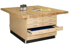 Diversified Spaces Duo Storage Workbench^ Makerspace & Shop|Art Tables