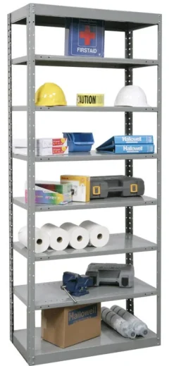 Hallowell Dura Tech 8-Shelf Steel Shelving^ Shelving