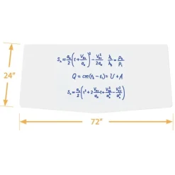 Haskell Echo Series Dry Erase Chevron Training Table (24'' x 72'')^ Training & Seminar