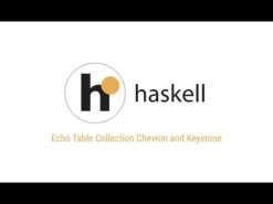 Haskell Echo Series Dry Erase Chevron Training Table (24'' x 84'')^ Training & Seminar