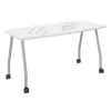 Haskell Echo Series Dry Erase Chevron Training Table (19'' x 60'')^ Training & Seminar