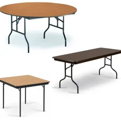 Midwest Folding Products EF Series Plywood Core Folding Tables^ Folding