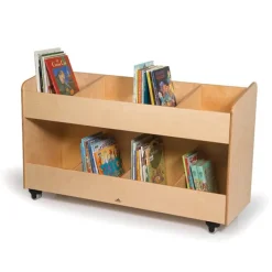 Whitney Brothers Eight-Section Book Organizer^ Book Carts