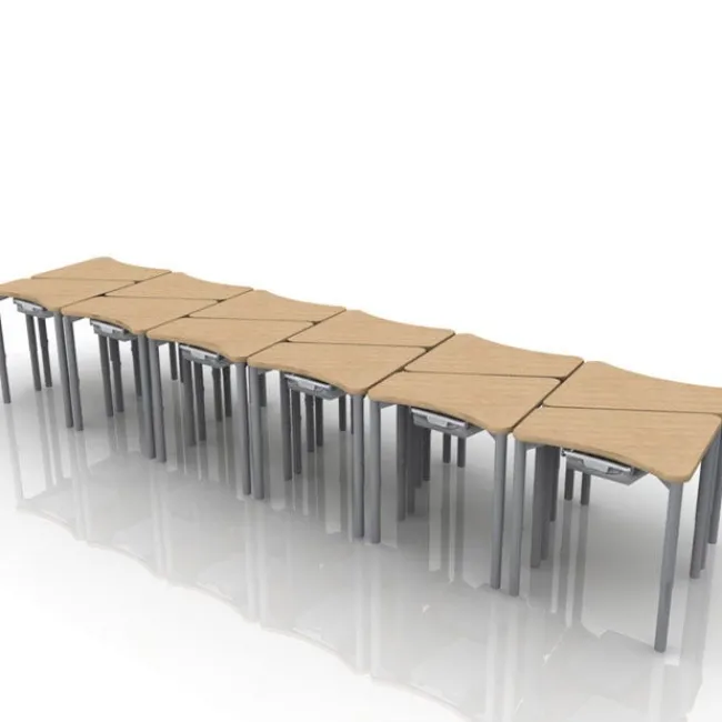Smith System Elemental Petal Student Desks^ Collaborative Desks