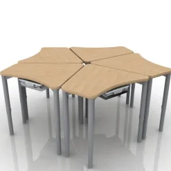 Smith System Elemental Petal Student Desks^ Collaborative Desks
